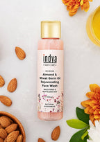 Indya Almond & Wheat Germ Oil Rejuvenating Face Wash