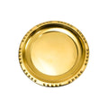 Spillbox Gold-Toned Brass Plain Dotted Thali Pooja Essential