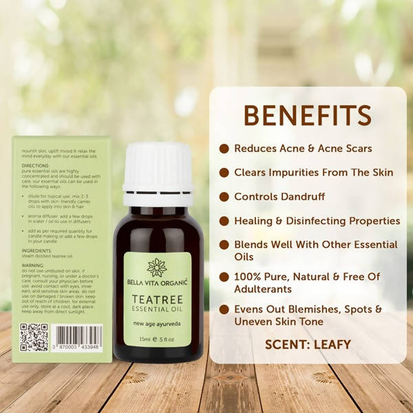Bella Vita Organic Tea Tree Essential Oil
