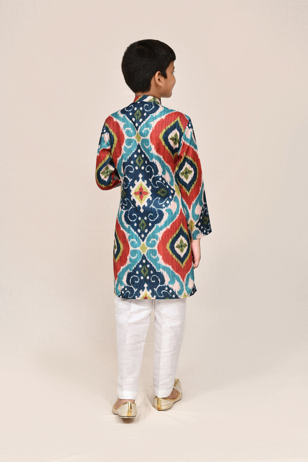 Joban Fashion Pure Cotton Multicolor Kurta With Straight Fit Pant