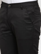 Jainish Men's Black Solid Formal Trousers ( FGP 253Black ) - Distacart