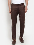 Jainish Men's Brown Solid Formal Trousers ( FGP 253Coffee ) - Distacart
