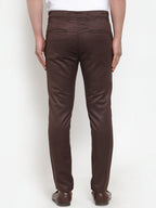 Jainish Men's Brown Solid Formal Trousers ( FGP 253Coffee ) - Distacart
