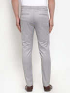 Jainish Men's Grey Solid Formal Trousers ( FGP 253Light-Grey ) - Distacart