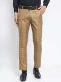 Jainish Men's Brown Formal Trousers ( FGP 260Brown ) - Distacart
