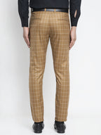 Jainish Men's Brown Formal Trousers ( FGP 260Brown ) - Distacart