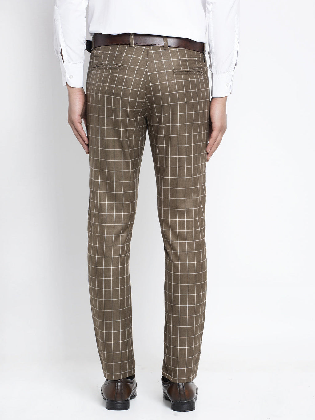 Jainish Men's Brown Formal Trousers ( FGP 260Coffee ) - Distacart