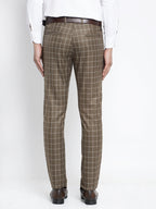 Jainish Men's Brown Formal Trousers ( FGP 260Coffee ) - Distacart