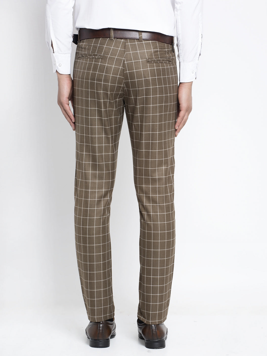 Jainish Men's Brown Formal Trousers ( FGP 260Coffee ) - Distacart