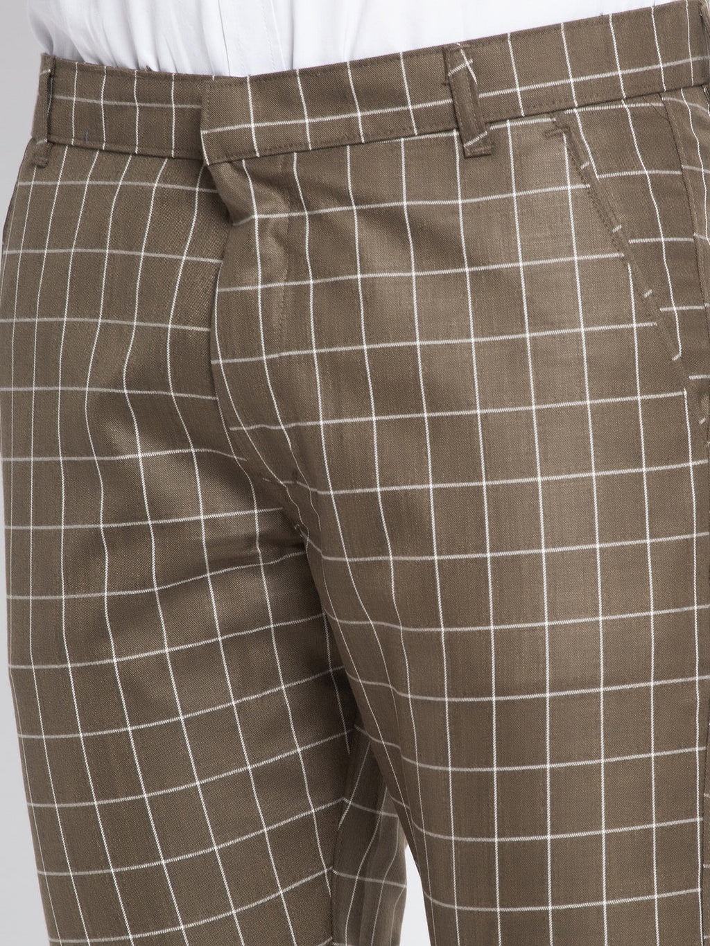 Jainish Men's Brown Formal Trousers ( FGP 260Coffee ) - Distacart