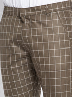 Jainish Men's Brown Formal Trousers ( FGP 260Coffee ) - Distacart