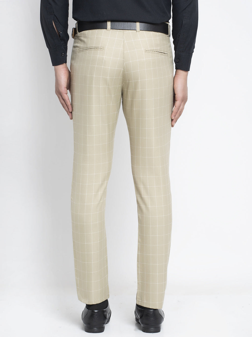 Jainish Men's Cream Formal Trousers ( FGP 260Cream ) - Distacart