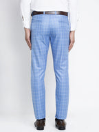 Jainish Men's Blue Formal Trousers ( FGP 260Light-Blue ) - Distacart