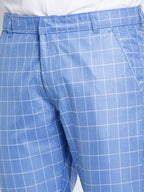 Jainish Men's Blue Formal Trousers ( FGP 260Light-Blue ) - Distacart