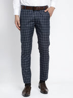 Jainish Men's Navy Formal Trousers ( FGP 260Navy ) - Distacart