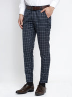 Jainish Men's Navy Formal Trousers ( FGP 260Navy ) - Distacart