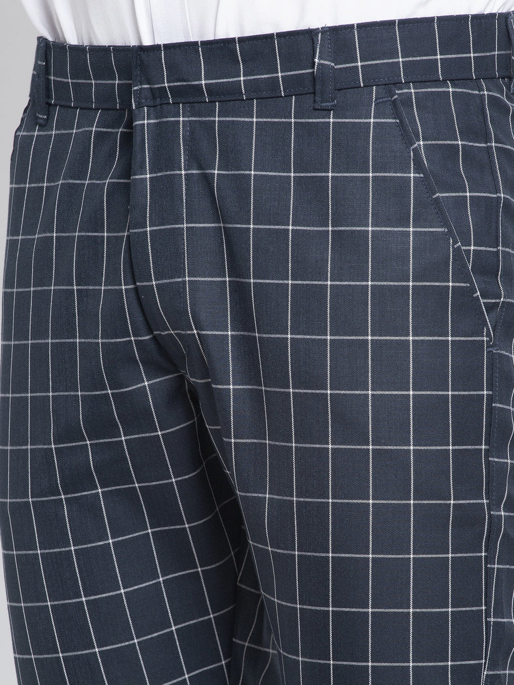 Jainish Men's Navy Formal Trousers ( FGP 260Navy ) - Distacart