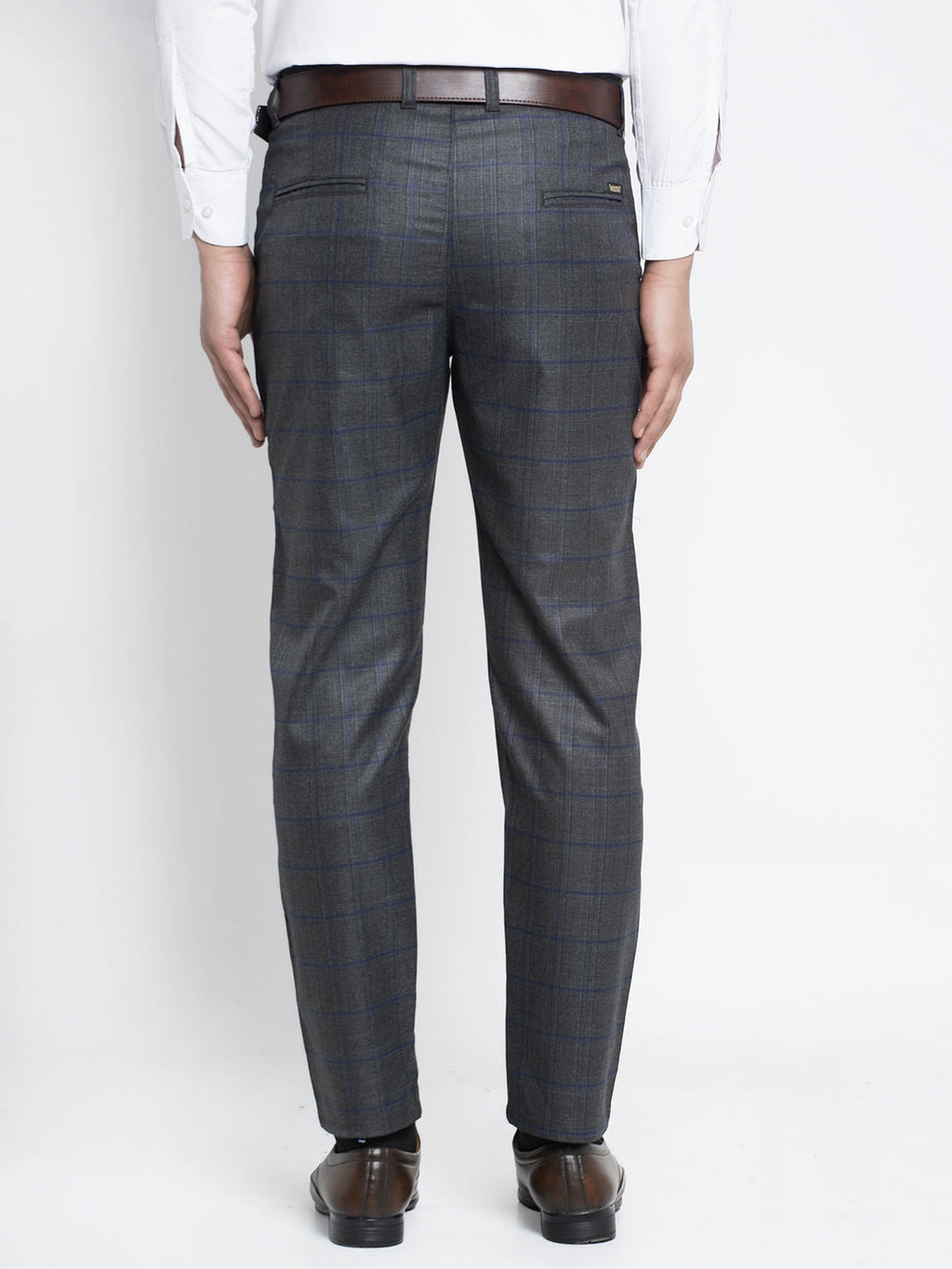 Jainish Men's Black Formal Trousers ( FGP 261Black ) - Distacart