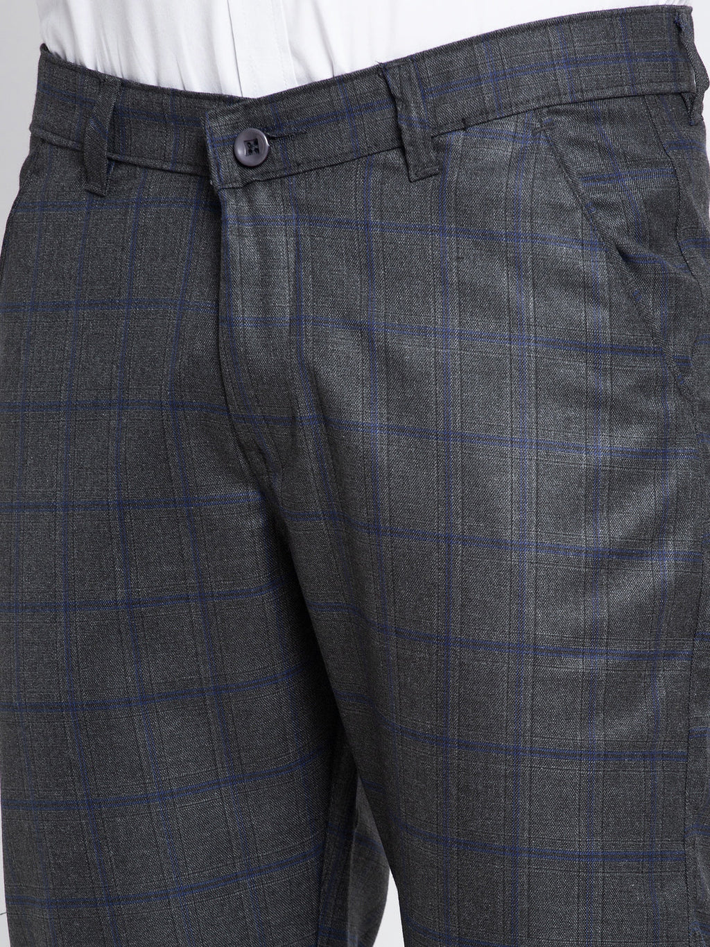 Jainish Men's Black Formal Trousers ( FGP 261Black ) - Distacart