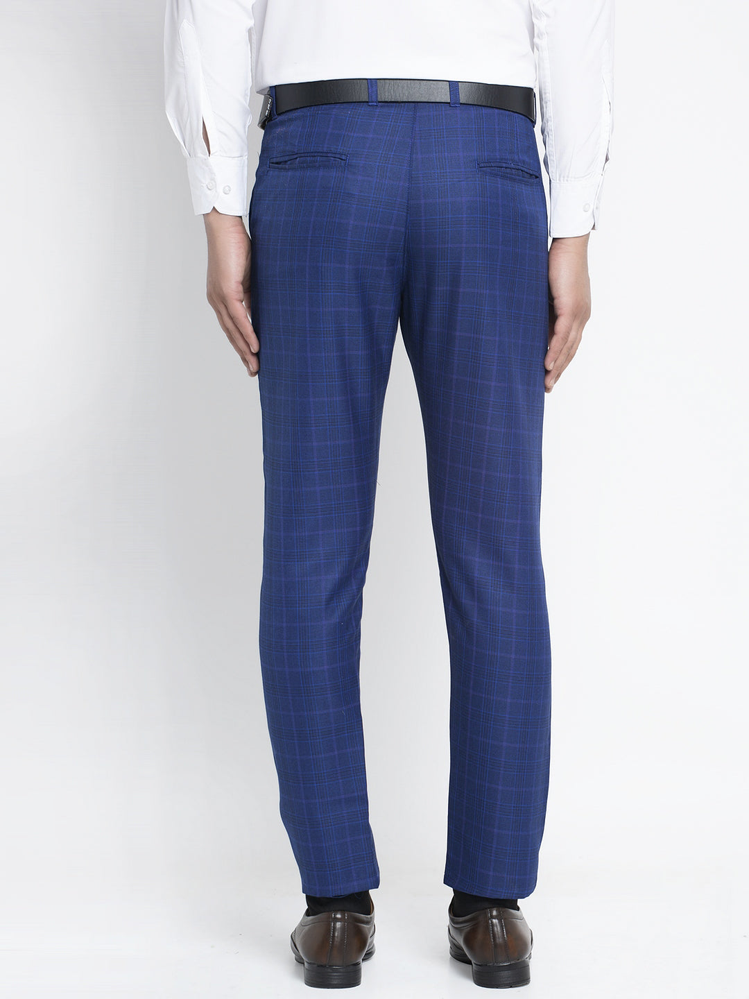 Jainish Men's Blue Formal Trousers ( FGP 261Blue ) - Distacart
