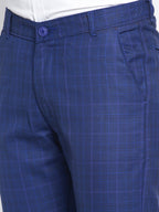 Jainish Men's Blue Formal Trousers ( FGP 261Blue ) - Distacart