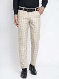 Jainish Men's Cream Formal Trousers ( FGP 261Cream ) - Distacart