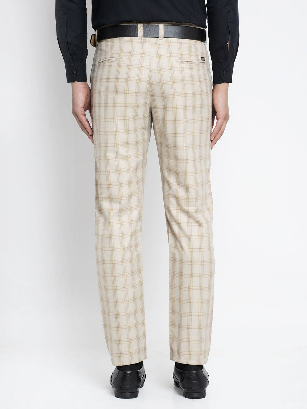 Jainish Men's Cream Formal Trousers ( FGP 261Cream ) - Distacart
