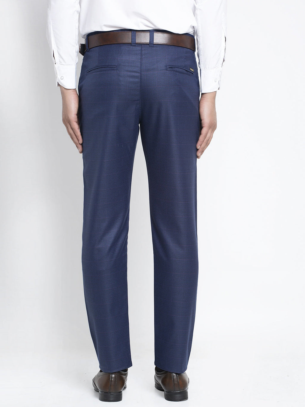 Jainish Men's Blue Formal Trousers ( FGP 262Blue ) - Distacart