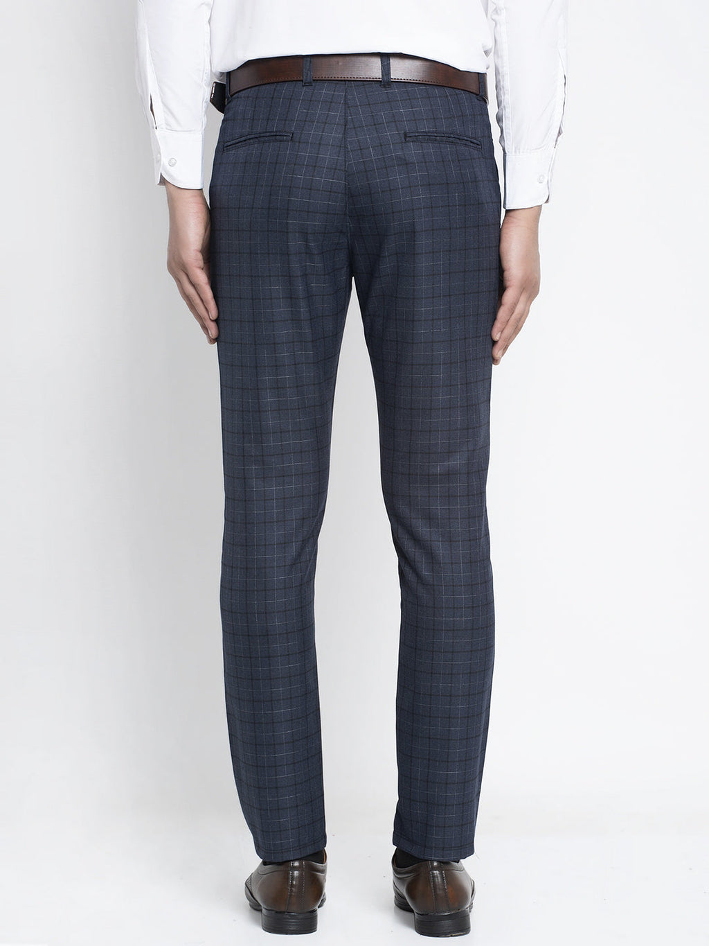 Jainish Men's Black Formal Trousers ( FGP 263Charcoal ) - Distacart