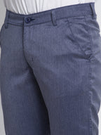 Jainish Men's Blue Cotton Solid Formal Trousers ( FGP 265Navy ) - Distacart