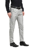 Jainish Men's Grey Cotton Solid Formal Trousers ( FGP 268Grey ) - Distacart