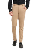 Jainish Men's Beige 4-Way Lycra Tapered Fit Trousers ( FGP 269Beige ) - Distacart