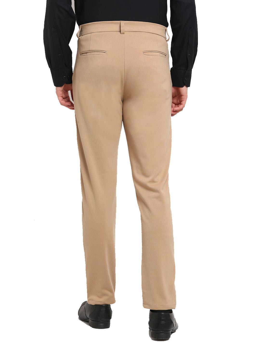 Jainish Men's Beige 4-Way Lycra Tapered Fit Trousers ( FGP 269Beige ) - Distacart
