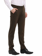 Jainish Men's Olive 4-Way Lycra Tapered Fit Trousers ( FGP 269Olive ) - Distacart