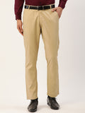 Jainish Men's Beige Checked Formal Trousers ( FGP 270 Beige ) - Distacart