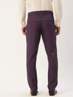Jainish Men's Maroon Checked Formal Trousers ( FGP 270 Maroon ) - Distacart