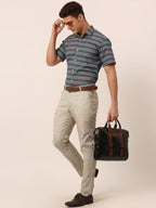 Jainish Men's Beige Linan Cotton Formal Trousers ( FGP 273 Beige ) - Distacart
