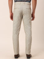 Jainish Men's Beige Linan Cotton Formal Trousers ( FGP 273 Beige ) - Distacart