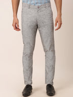 Jainish Men's Grey Linan Cotton Formal Trousers ( FGP 273 Grey ) - Distacart