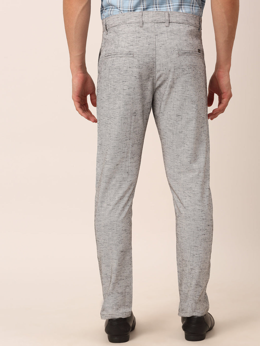 Jainish Men's Grey Linan Cotton Formal Trousers ( FGP 273 Grey ) - Distacart