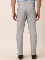 Jainish Men's Grey Linan Cotton Formal Trousers ( FGP 273 Grey ) - Distacart