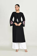 Joban Fashion Black Rayon Tunic