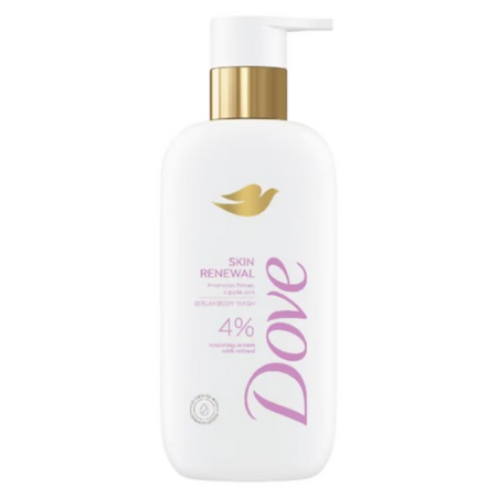 Dove 4% Restoring Serum With Retinol Skin Renewal Bodywash