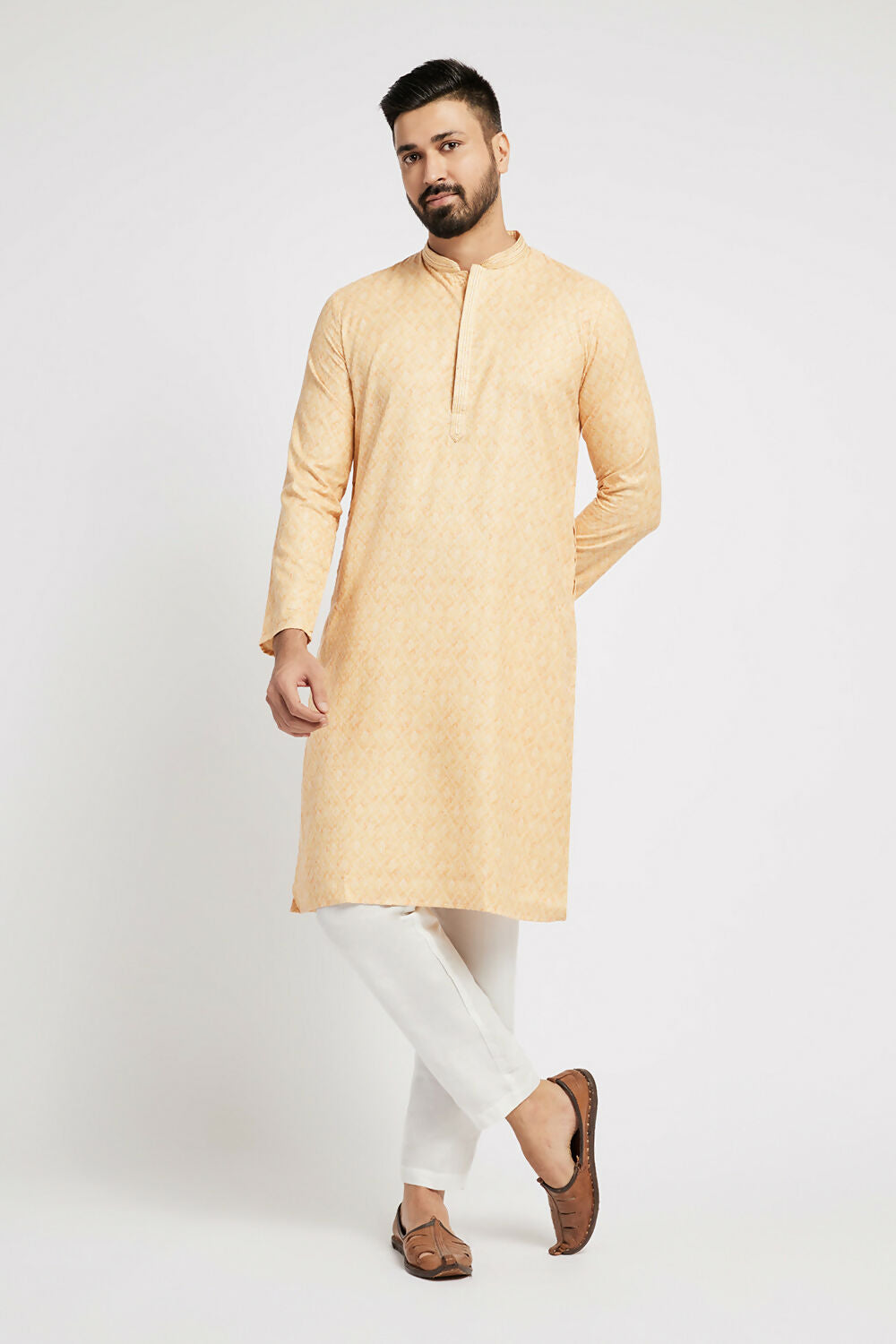 Ethnic India Yellow Men's Kurta