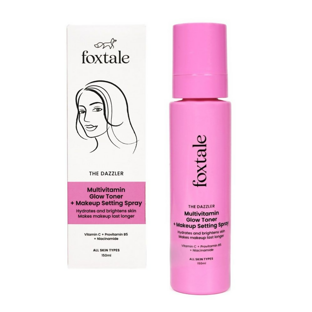 Foxtale The Dazzler Multivitamin Glow Toner + Makeup Setting Spray