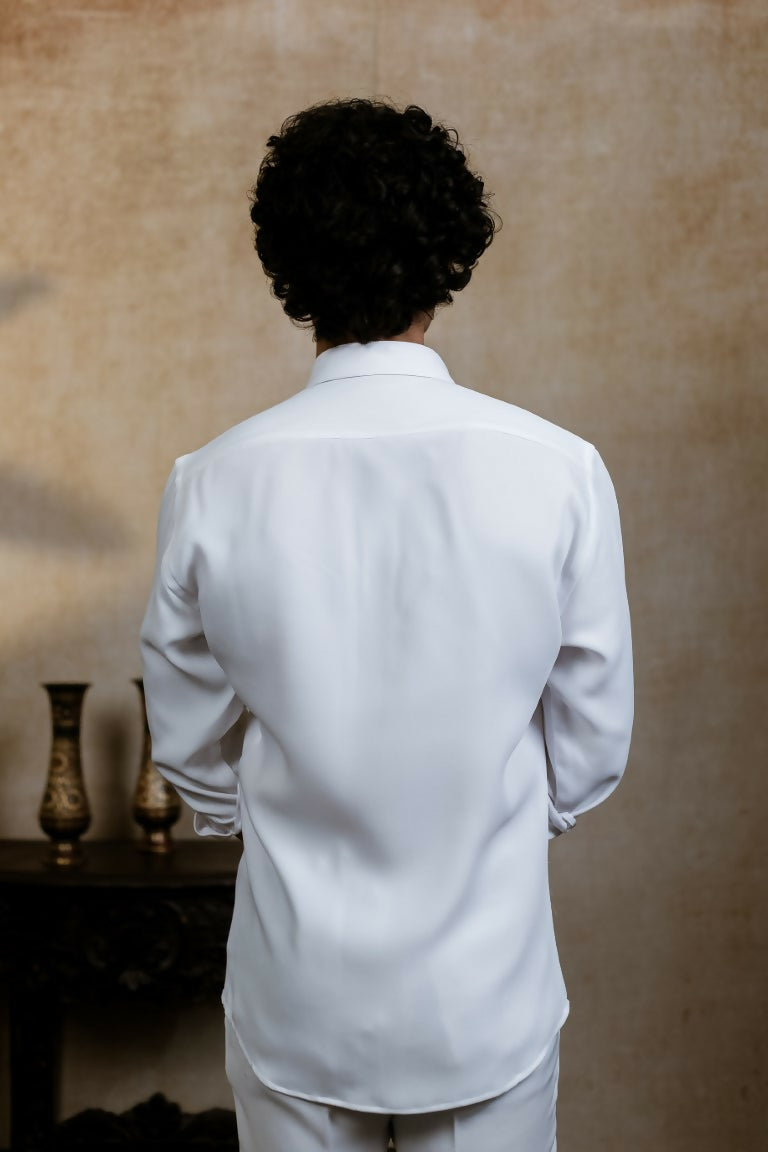4Way White Chitra Srinivasa Shirt By Hilo Design
