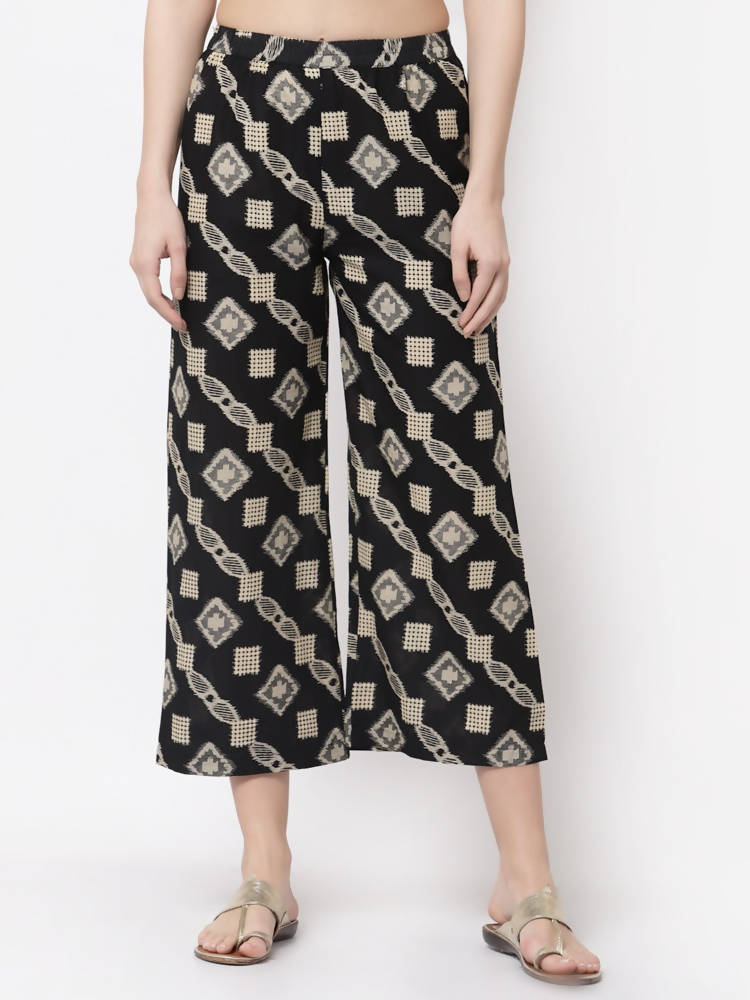 Myshka Multicolor Cotton Printed Palazzo
