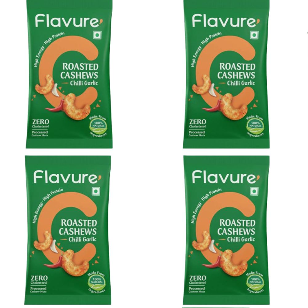 Flavure Roasted Cashew - Chilli Garlic - Distacart