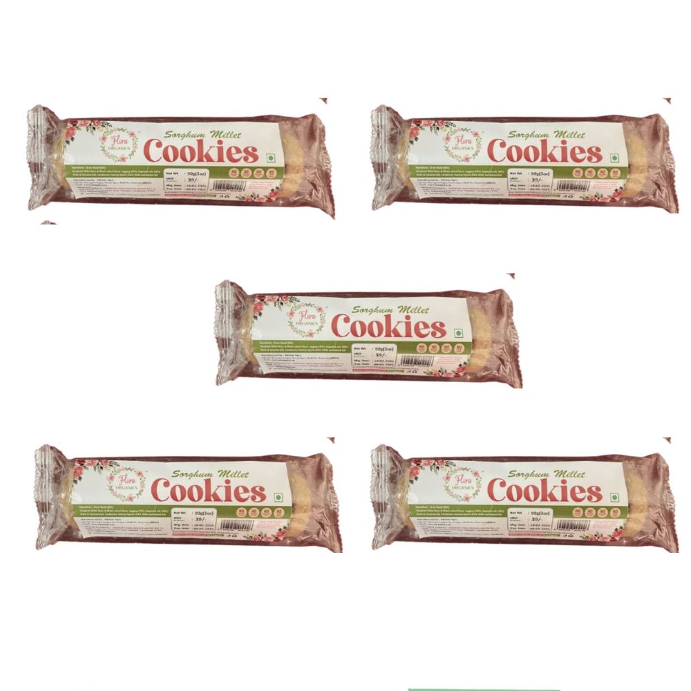 Flora Organics Sorghum Millet Cookies - Distacart