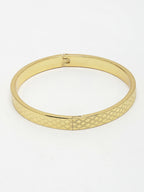 NVR Men's Set of 2 Gold & Black Rhodium-Plated Stainless Steel Kada Bracelet - Distacart